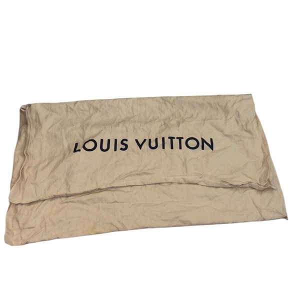 Louis Vuitton Beige Dust Bag with navy Logo - Picture 1 of 5